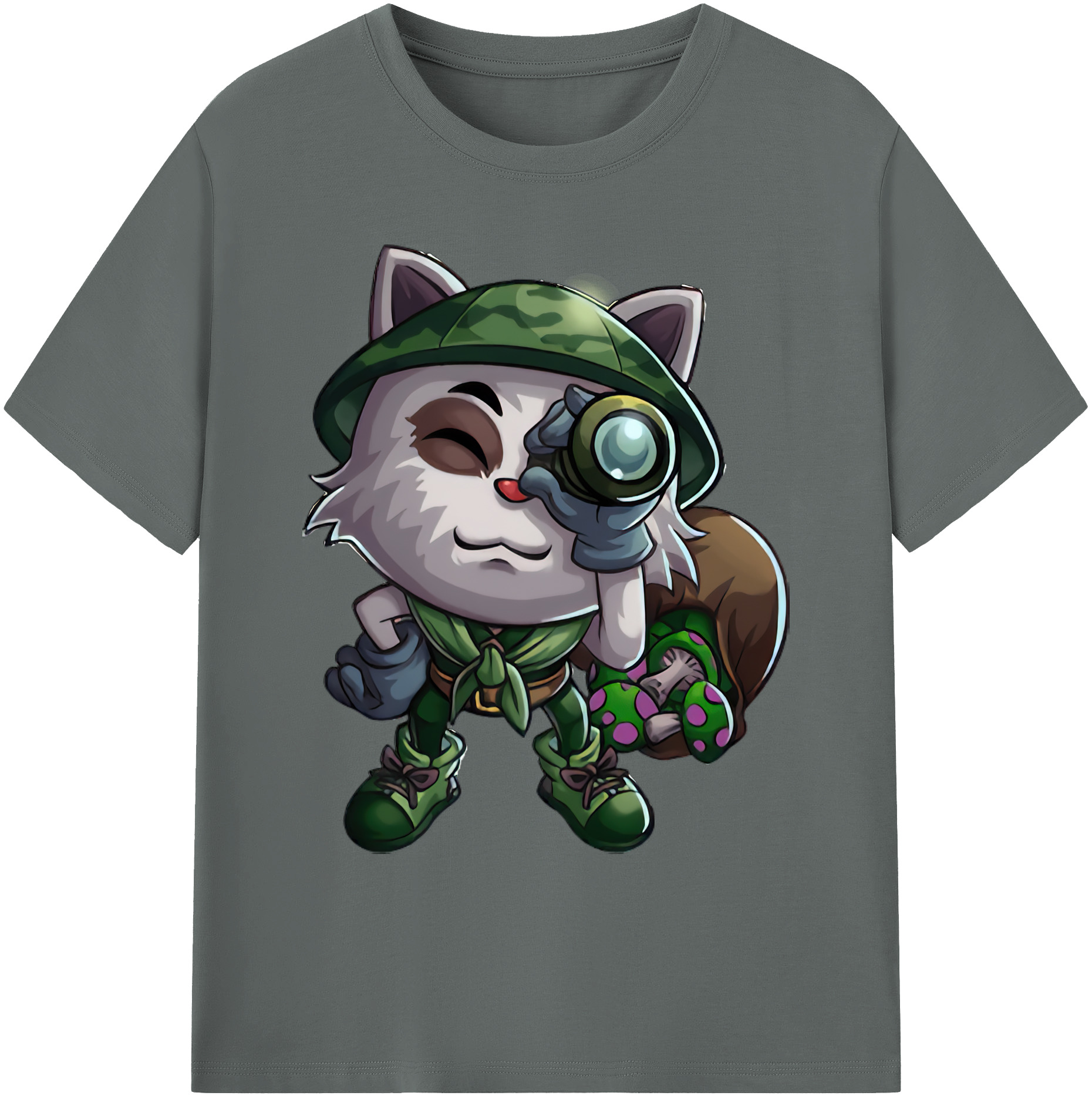 リーグ・オブ・レジェンド League of Legends LOL 綿100％ メンズ半袖Tシャツ｜肌触りやわらか＆通気性